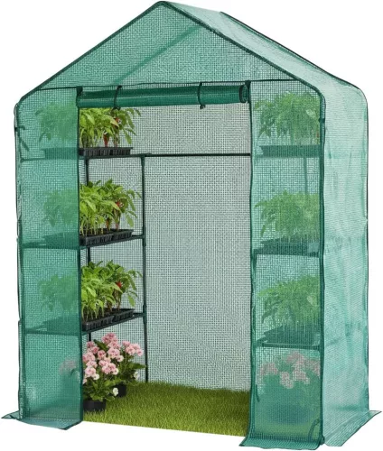 Strend Pro Greenhouse, Palántanevelő fóliasátor, bejárható, 1430x730x1950 mm