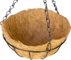 Strend Pro, Akasztós virágtartó, acél/kókusz, lánccal és kampóval, 20 cm