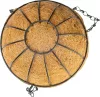 Strend Pro, Akasztós virágtartó, acél/kókusz, lánccal és kampóval, 20 cm