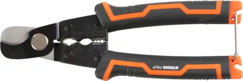 Strend Pro Fogó 175 mm, vágó, sodronyokhoz, kábelekhez és huzalokhoz, krimpelő