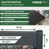 POPULAR.NET, Árnyékolóháló, 1x10 m, HDPE, UV, 150 g/m2, 90% antracit