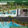 POPULAR.NET, Árnyékolóháló, 1x10 m, HDPE, UV, 150 g/m2, 90% antracit