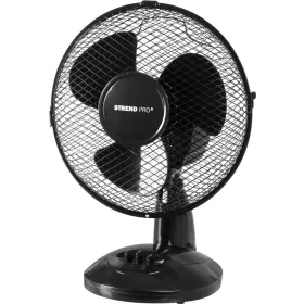 Strend Pro asztali ventilátor, fekete, 23 cm, 25 W