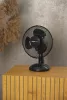 Strend Pro asztali ventilátor, fekete, 23 cm, 25 W