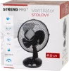 Strend Pro asztali ventilátor, fekete, 23 cm, 25 W