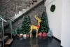 MagicHome Karácsonyi Albero Karácsonyfa, jegenyefenyő, havas végek, tobozokkal, 150 cm