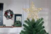 MagicHome, Karácsonyi csillag, műanyag, 10x LED meleg fehér, 25 cm, 2xAA