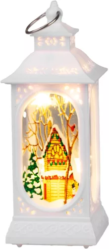 MagicHome, Karácsonyi lámpás, műanyag, 5xLED meleg fehér, 4.8x4.8x12.8 cm, 3xLR44