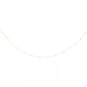  MagicHome, Karácsonyi füzér, csillagok, PVC, 15x meleg fehér LED, 1,4 m + 0,3 m, 2xAA