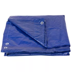   Tarpaulin Poolco 3,6 m, Kerek takaróponyva fűzőlyukakkal, 120 g/m, kék