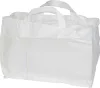 BigBag TSF2, Kerti húzózsinóros zsák 2 füllel, 68x35x46 cm, PP, fehér, lapos aljú, max. 100 kg