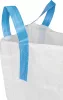 BigBag TOF4, 4 fülű lapos aljú zsák, 70x70x70 cm, PP, fehér, max. 800 kg