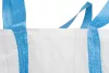 BigBag TOF4, 4 fülű lapos aljú zsák, 70x70x70 cm, PP, fehér, max. 800 kg