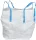 BigBag TOF4, 4 fülű lapos aljú zsák, 90x90x120 cm, PP, max. 1000 kg
