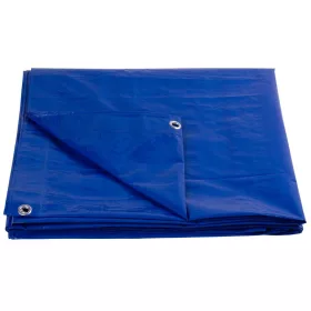   Tarpaulin Standard 5x8, Takaróponyva fűzőlyukakkal, 80 g/m2, kék