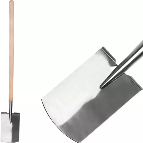 Strend Pro Premium lapát, 38x17x118 cm, Rozsdamentes acél