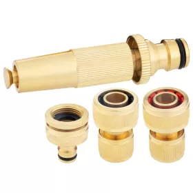   Strend Pro Garden GF343 csatlakozókészlet, 3/4"-1 adapter, 3/4"-os csatlakozók, fúvóka