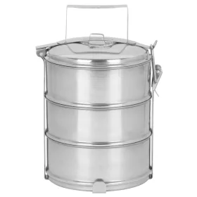   MagicHome SS682 rozsdamentes acél ételhordó – 3 × 1200 ml