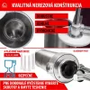 MagicHome SM206 kézi kolbász- és hurkatöltő – függőleges, 3 kg
