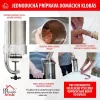 MagicHome SM206 kézi kolbász- és hurkatöltő – függőleges, 3 kg