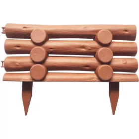   Strend Pro Garden GF067, Műanyag kerti szegély, 44x31 cm, terrakotta
