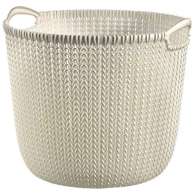  Curver KNIT Tárolókosár, 30 literes, krémszínű, 39x30 cm