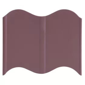   Strend Pro Garden LE799, Műanyag szegély, barna, 120 mm, 32 db, 5,1m