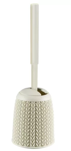 Curver KNIT WC-kefe tartóval – krémszínű