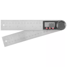   Vonalzó Strend Pro, digitális, szögmérő, 200 mm, rozsdamentes acél, INOX