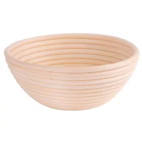  MagicHome rattan kelesztőkosár kenyérhez – kerek, max. 800 g, 22 × 8 cm
