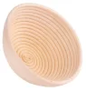 MagicHome rattan kelesztőkosár kenyérhez – kerek, max. 800 g, 22 × 8 cm