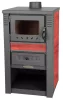 Kályha Nova Ceramic, 7,5 kW, 120 mm, piros