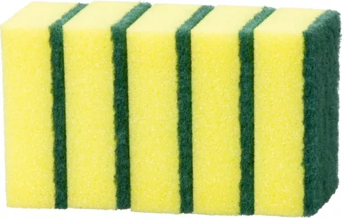 Vileda mosogatószivacs erős súrolóréteggel – 3+2 db