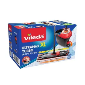   Vileda Ultramax XL TURBO felmosókészlet – pedálos vödörrel + ajándék PET fejjel