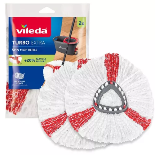 Vileda TURBO 2 az 1-ben pót felmosófej – 1+1 db