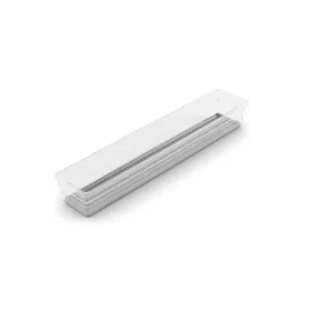   Curver SISTEMO fiókrendszerező – 7,5 × 37,5 × 5 cm, átlátszó/szürke