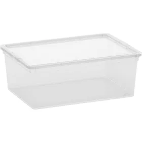   KIS C-box S, 11 liter, Átlátszó tárolódoboz fedéllel, 26x37x15 cm