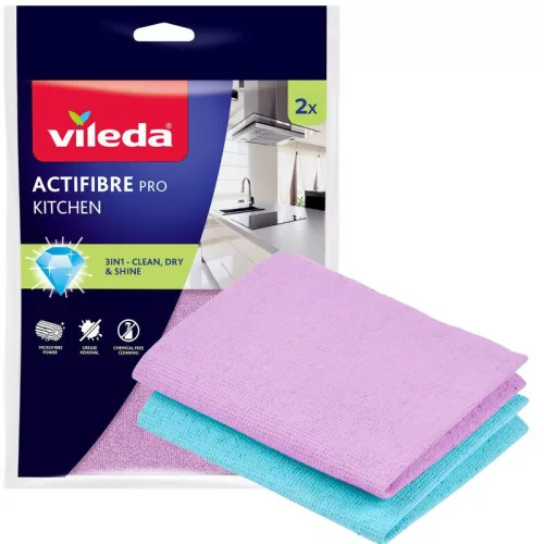 Vileda Actifibre mikroszálas törlőkendő – 2 db