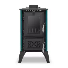 Kályha 806 IGLO, 9 kW, öntöttvas, sötétzöld