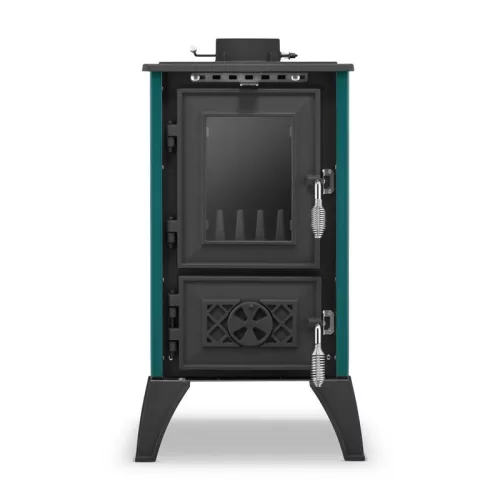 Kályha 806 IGLO, 9 kW, öntöttvas, sötétzöld