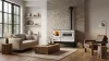 Tűzhely 5020-U AURA M, 9,6kW, jobb, fehér, 825x500x770