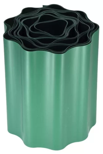 Strend Pro Garden, Műanyag gyepszegély, 100 mm, hossz 9 m, zöld