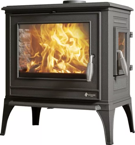 Kályha 900 Nova, 9kW, fekete, 710x460x735mm
