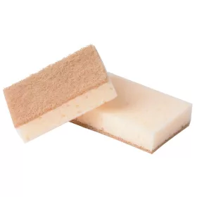   York ECONATURAL mosogatószivacs szizál súrolóréteggel – 10 × 7 × 2,5 cm, 2 db