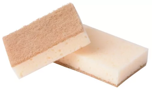 York ECONATURAL mosogatószivacs szizál súrolóréteggel – 10 × 7 × 2,5 cm, 2 db