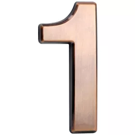   MagicHome "1", öntapadós Házszám, bronz, 45x100 mm, ABS
