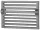 Öntöttvas rács, 250x170x15 mm, fülekkel, tűzhelyhez és kályhához