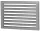 Öntöttvas rács, 360x230x15 mm, tűzhelyhez és kályhához