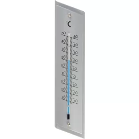  Strend Pro TM-181 Steel, kültéri Hőmérő, ablakra, 230x50x15 mm, alumínium