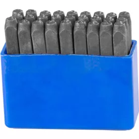   Beütőkészlet ábécé HR59103, betűmagasság 3 mm, betű, 27 db